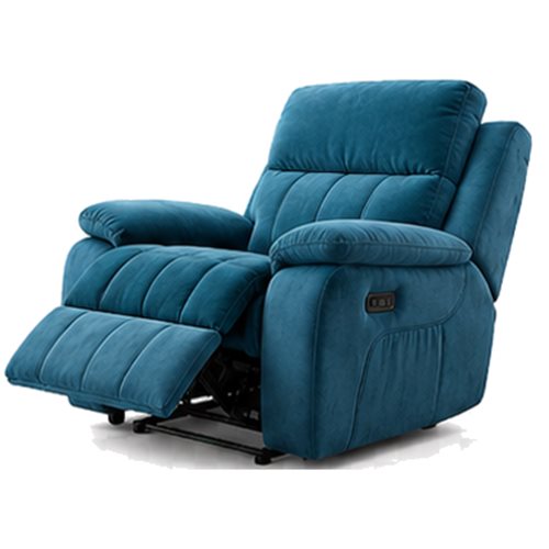 Teal reclining armchair, style reference